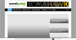 Desktop Screenshot of mundipadel.com